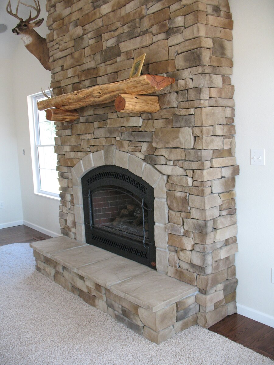 inside stone fireplaces